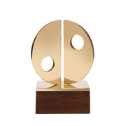 Split Circle brass object